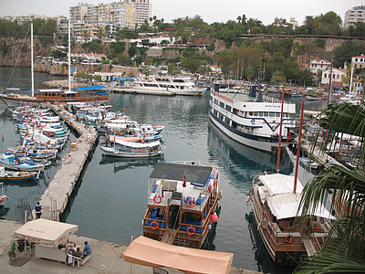 port, Tyrkia, skip, båter, sjøen, Marina