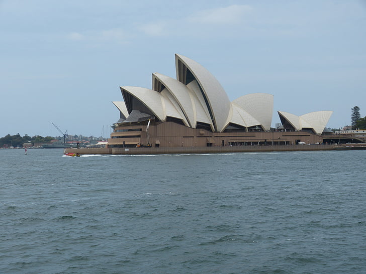 Sydney, Port, more, Austrália, mesto, Opera, budova