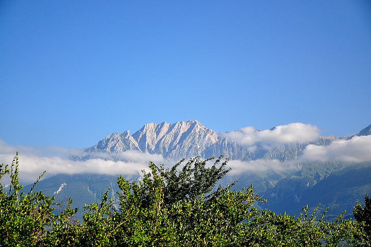 berg, landschap, wolken, Vista, natuur, de Apennijnen, excursie