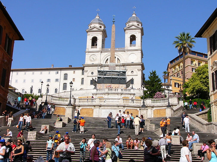 Roma, Italia, arquitectura, Europa, turistas, ciudad, a pie