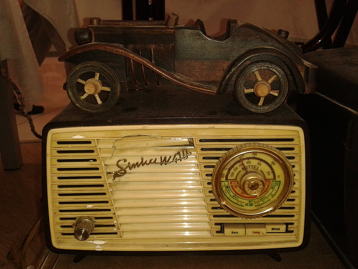 Bursa, radio, pe, vechi, restro, w410 mihalea, de modă veche