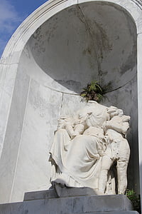 New orleans, Nola, statue, grav, kirkegård, monument, gravsten
