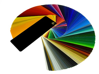 ventilador de color, carta de colors, color, patró, fons, gràfic, colors