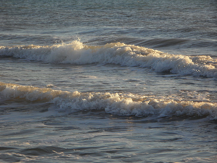 more, val, sprej, udaranje mora o obalu, vode, Obala, mediteranska