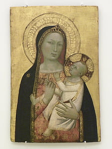 Szűz, Mária, gyermek, anya és gyermeke, Jézus, Art, Múzeum