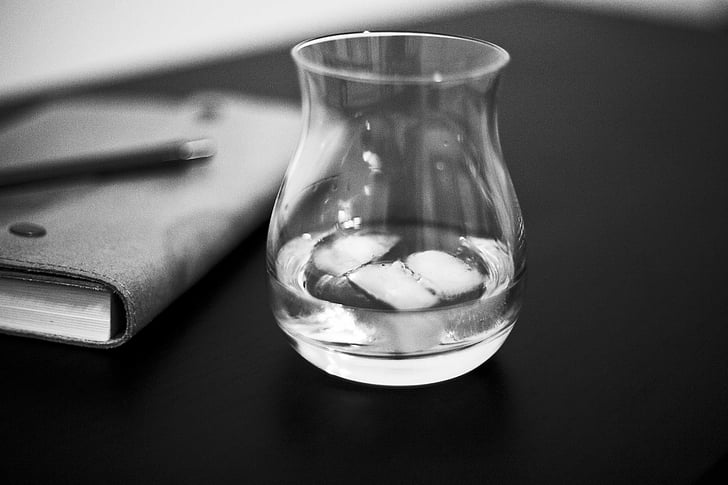 glass, writing, drink, table, office, author, beverage