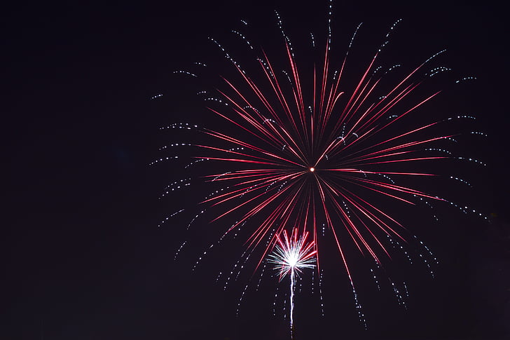 focuri de artificii, noapte, colorat, Festivalul, sărbătoare, vacanta, Ziua Independenţei
