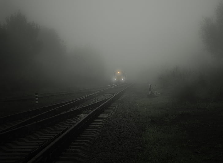 fog, train, lights, bill, seemed, soft, circuit