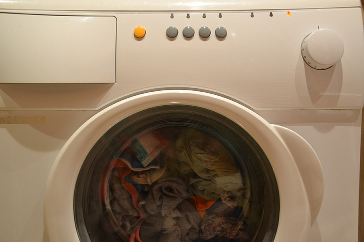 mosógép, mossa, tiszta, takarítás, mosás, razzia