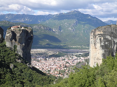 meteora, greece, mo, monastery, mountain