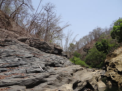 syntheri stenar, Dandeli, Karnataka, Indien, Rock, resor, vilda