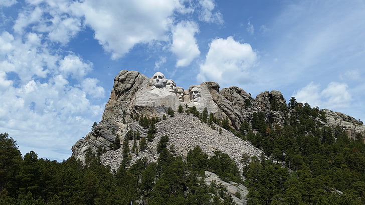 Sud, Dakota, monument, Rushmore, Mont, présidents, Memorial