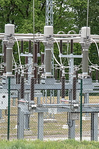 substation, high voltage, energy, current, risk, dangerous, power line