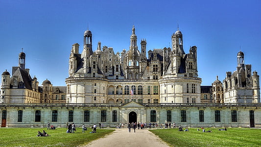 Chateau de chambord, Architektura, Francja, Europy, punkt orientacyjny, historyczne, słynny