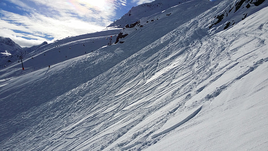 área de esqui, esqui, pista de esqui, desportos de inverno, neve, Inverno, Alpina