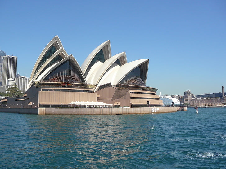 Sydney, Harbour, Opera, House, Harbor, arkkitehtuuri, Australia