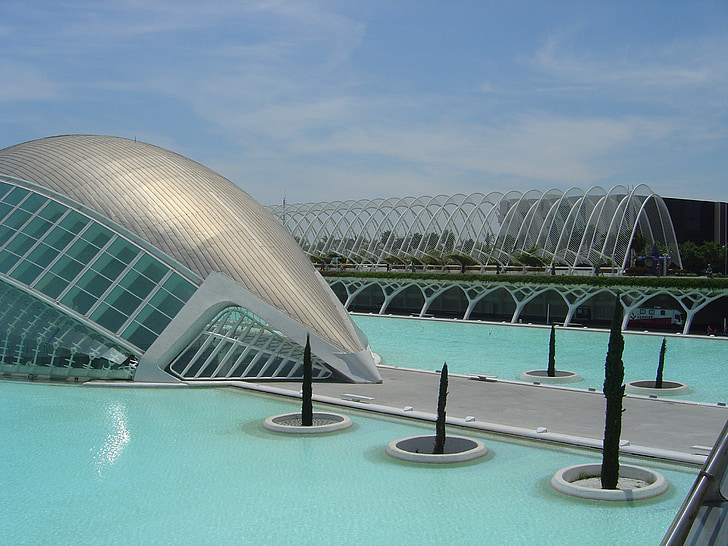 cité des sciences, Valencia, Communauté valencienne, architecture, bâtiment, moderne, célèbre place