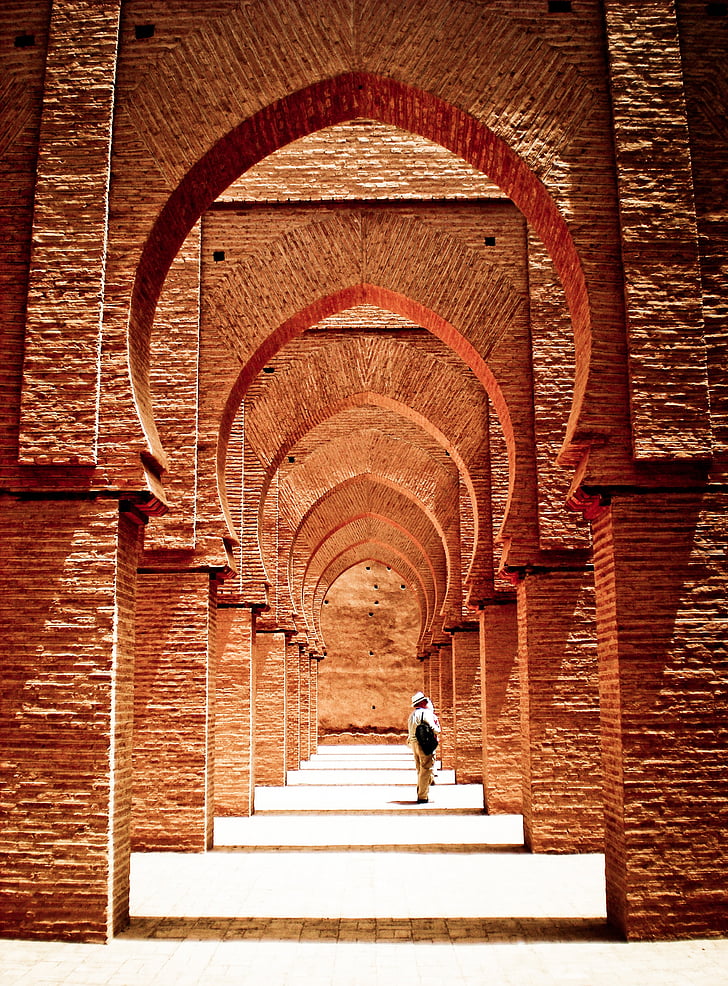 Meczet, Tinmel, Atlas, Maroko, Architektura, Arabski, stule
