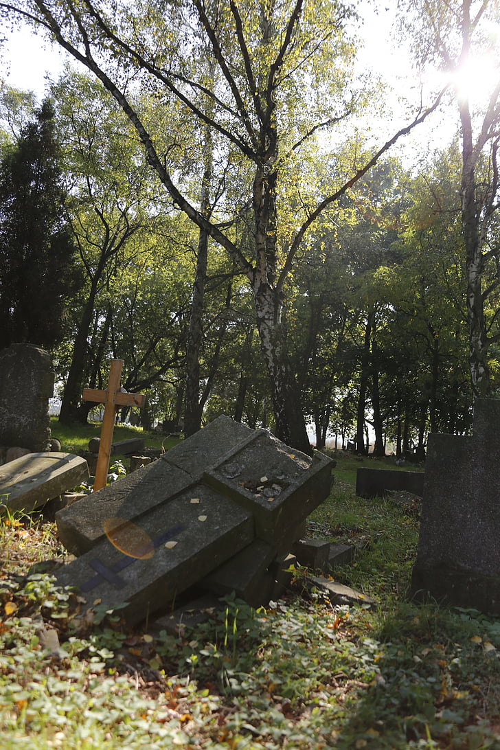 pemakaman, Świerczewo, perang dunia kedua, Poznan, Pemakaman hancur, Polandia