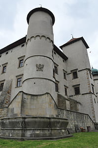 dvorac, spomenik, ranog baroka, arhitektura, Muzej, Nowy wiśnicz, Poljska