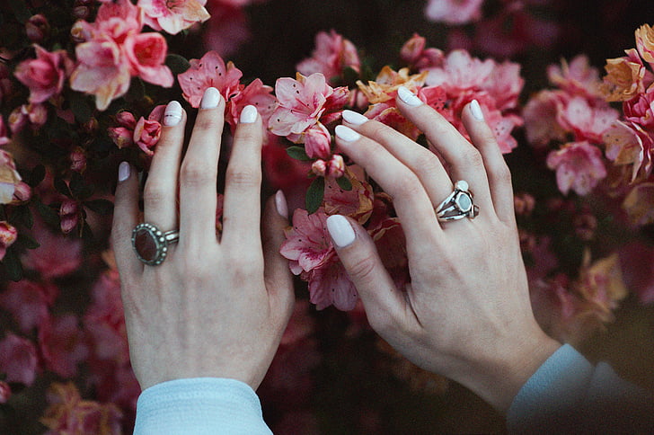 people, woman, lady, girl, hands, nails, rings