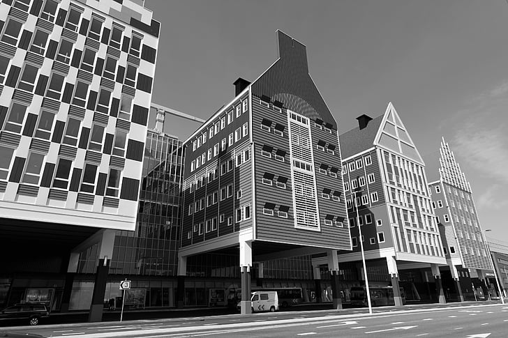 Zaanstad, Ayuntamiento de la ciudad, Noord-holland, arquitectura