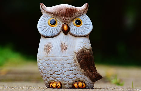 owl, bird, funny, animal, cute, deco, figure