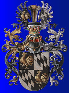 coat of arms, european, tradition, hereditary, characters, person, family