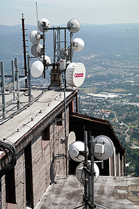 antenni, satelliittiantenni, satelliittiantennin peilien, maa-asema, satelliittiantenni, vastaanotto, viesti