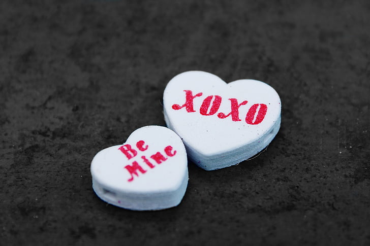 l'amor, petons, Romanç, dia de Sant Valentí, cor, dolç, romàntic