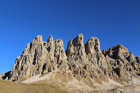 vuoret, ruusutarha, Etelä-Tiroli, Italia, Alpine, Rock massif, Alppien alpe di