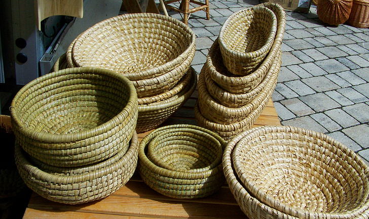 straw basket, wicker basket, handmade product, basket, wicker, cultures, woven