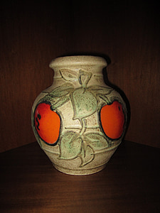 vase, kunst, keramik, motiv