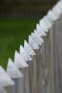 fence, wood, pointed, wood fence, batten, paling, texture