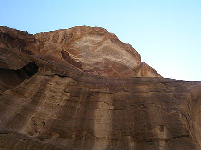pietra, Petra, Giordania, deserto, rovina, pietra della sabbia, monumentale