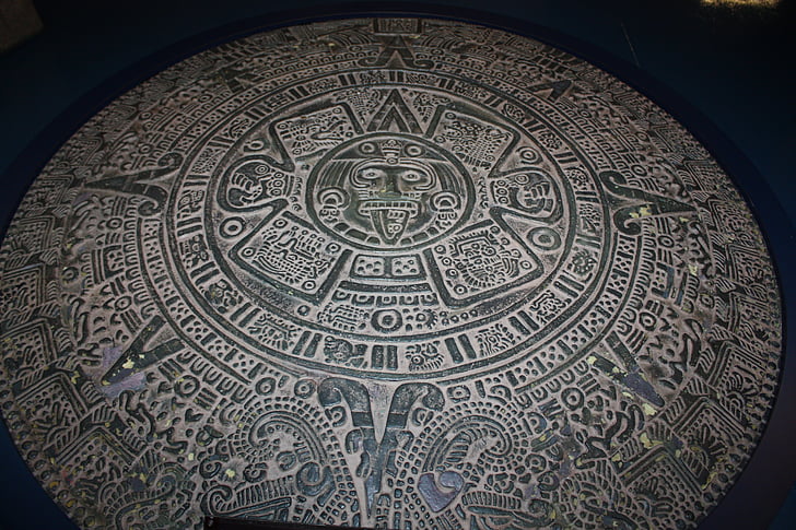astekskii naptár, asteki, naptár, Múzeum, dekoráció
