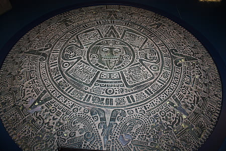 calendrier astekskii, asteki, calendrier, Musée, décoration