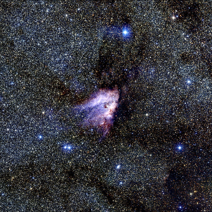 Messier 17, meglica, prostor, zvezde, gruče zvezd, ozvezdje, astronomsko telo