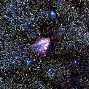 Messier 17, meglica, prostor, zvezde, gruče zvezd, ozvezdje, astronomsko telo