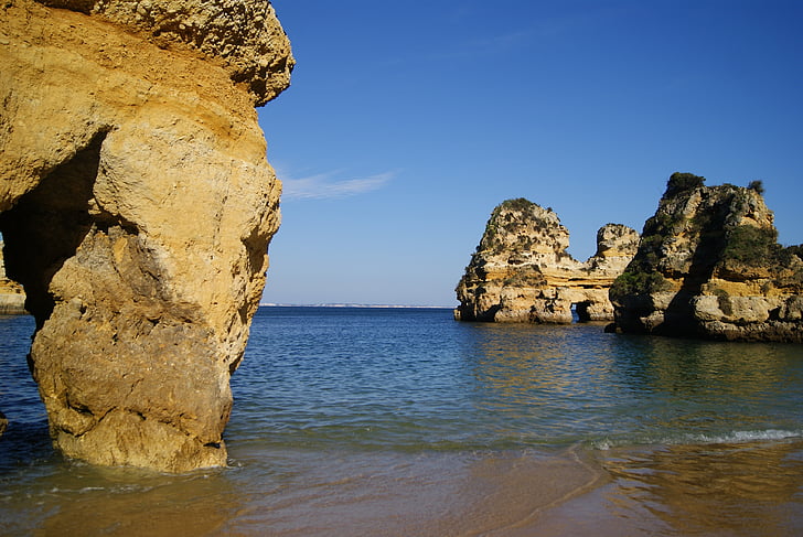 algarve west coast, portugal, tourism, beach
