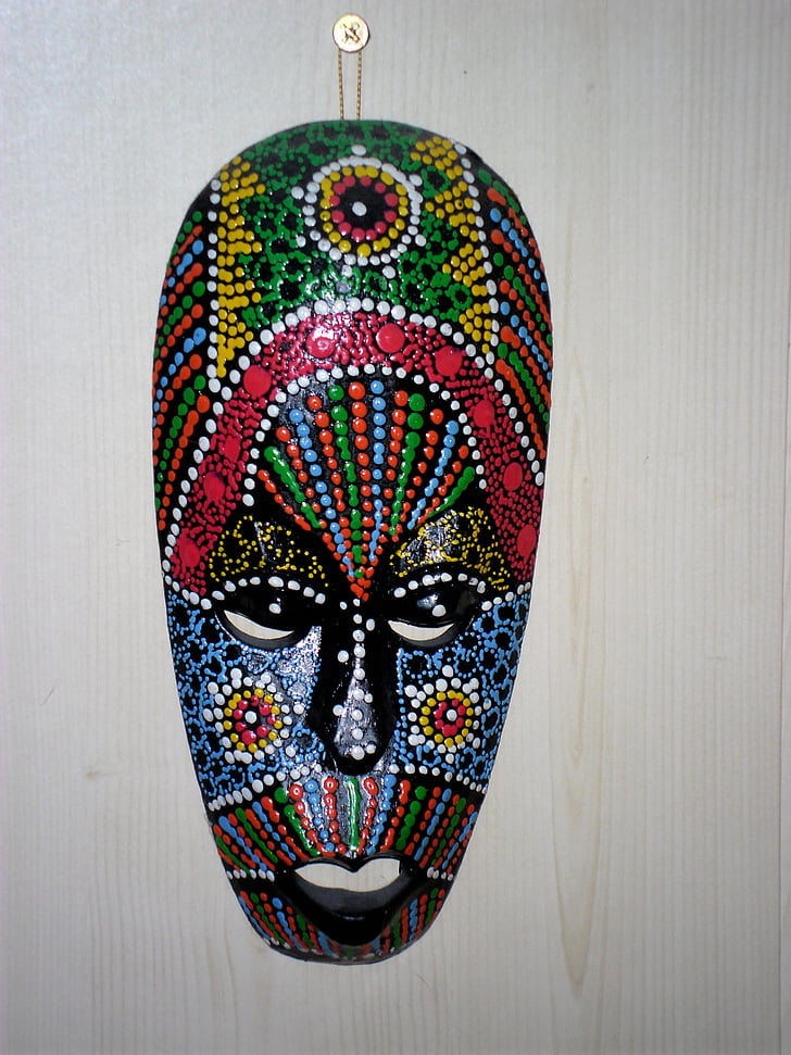 mask, india, native