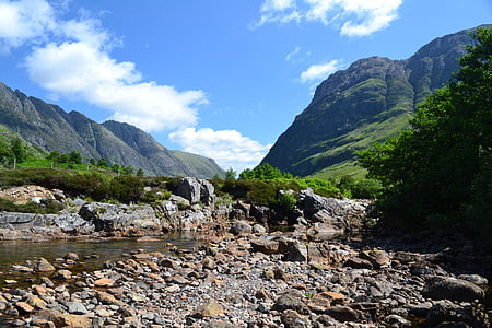 Schottland, Ben, Nevis, Landschaft, Foto, Fotografie, Blau