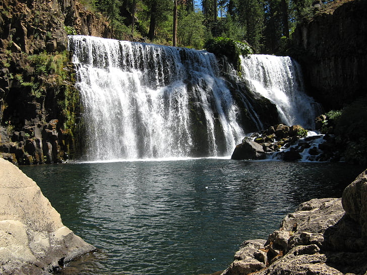 Wasserfall, Stream, Natur, Bewegung, Wasser, fließendes Wasser, Langzeitbelichtung