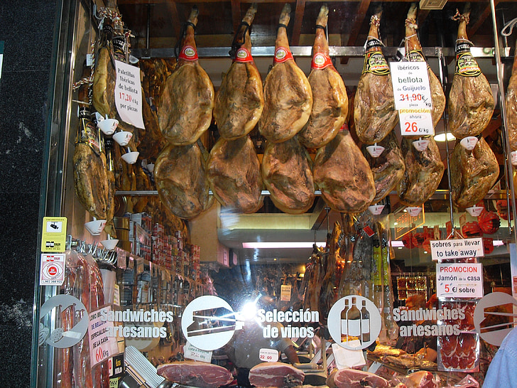 jambon, Boutique, Espagne, Madrid