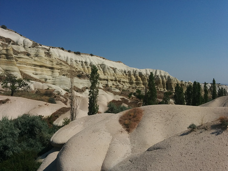 cappadocia, turkey, travel, nature, landscape, rock - Object, desert