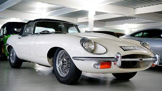 car, jaguar, classic, auto, vehicle, style, retro