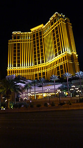 Las vegas, grad, odmor, Države, noćni pogled, noć, Las Vegas - Nevada