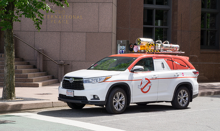 ghost-busters, ghost, buster, traffic, wagon, road, transport