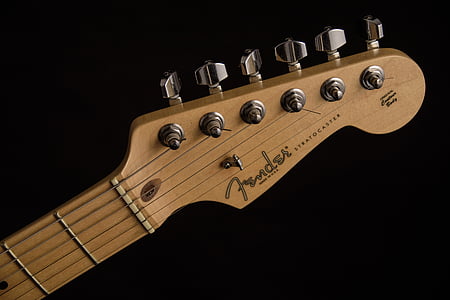 guitar, guitar đầu, Fender, Stratocaster, âm nhạc, thiết bị dòng xoáy, dụng cụ âm nhạc