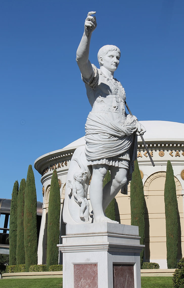 staty, sten, Ceasar, sten siffra, profil, skulptur